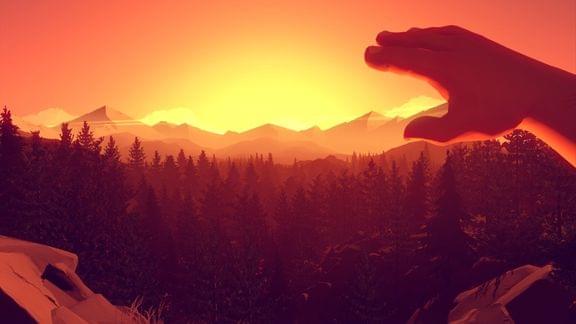 Screenshot from Firewatch