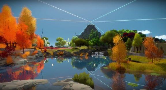 Screenshot from The Witness