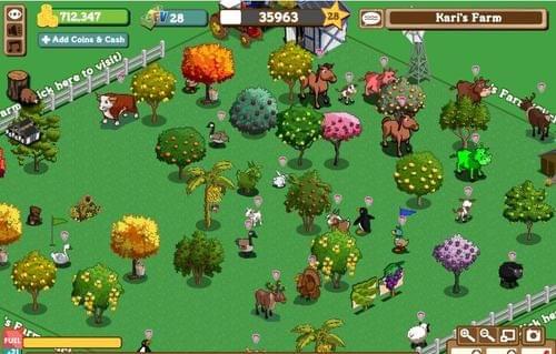 Screenshot of FarmVille