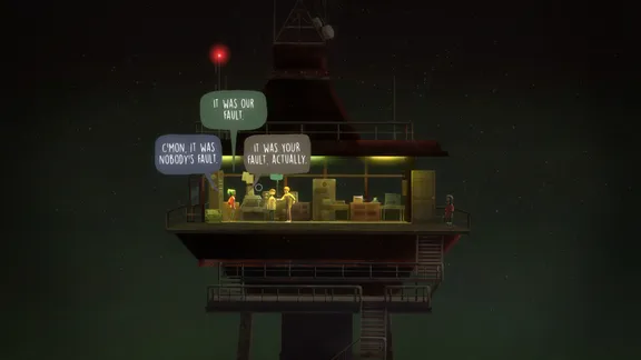 Screenshot of Oxenfree