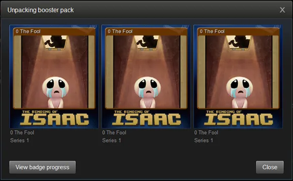 Steam Trading Cards