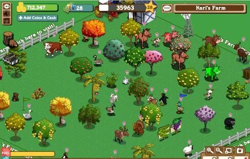 Screenshot of FarmVille